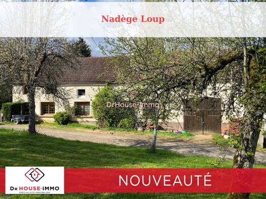 Maison à vendre 139 000 € 5 pièces 3 chambres 140 m² 6 193 m² de terrain Diges 89240