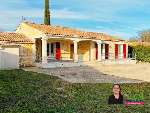Maison de plain-pied à vendre 299 000 € 5 pièces 4 chambres 142 m² 2 000 m² de terrain Rousson 30340