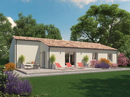 Terrain avec maison neuve à vendre 222 500 € 4 pièces 3 chambres 90 m² 1 032 m² de terrain Colombiers 17460