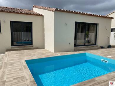 Maison de plain-pied à vendre 365 000 € 4 pièces 3 chambres 105 m² 350 m² de terrain Ginestas 11120