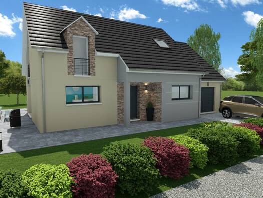 Terrain avec maison neuve à vendre 335 879 € 5 pièces 4 chambres 134 m² 867 m² de terrain Annay-la-Côte 89200