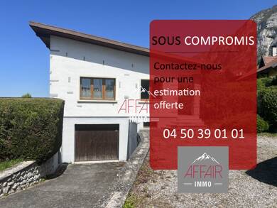 Maison de plain-pied à vendre 599 000 € 4 pièces 3 chambres 108 m² 991 m² de terrain Collonges sous Saleve 74160