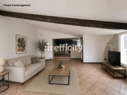 Maison de plain-pied à vendre 190 900 € 3 pièces 1 chambre 73 m² 410 m² de terrain L'Aiguillon-la-Presqu'île 85460