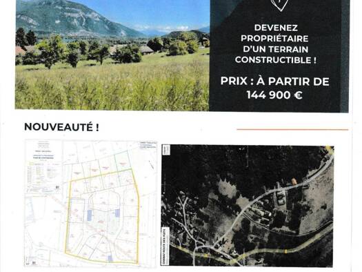 Terrain à vendre 149 900 € 855 m² de terrain Chanaz 73310