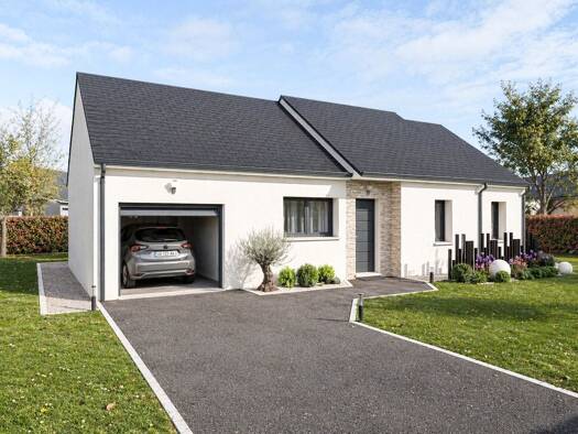 Terrain avec maison neuve à vendre 195 120 € 4 pièces 3 chambres 87 m² 700 m² de terrain Villefrancœur 41330