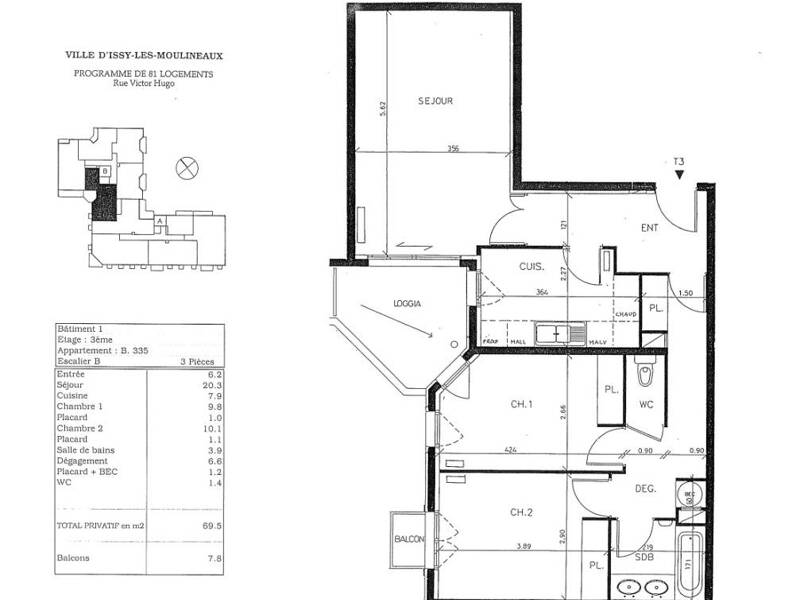 Maison à louer, 69m², ISSY LES MOULINEAUX