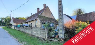 Maison à vendre 64 000 € 3 pièces 2 chambres 91 m² 1 129 m² de terrain Jars 18260