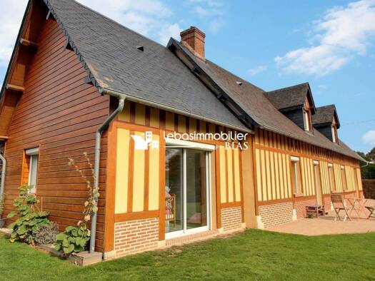 Maison à vendre 267 000 € 6 pièces 4 chambres 128 m² 2 472 m² de terrain Terres-de-Caux 76640
