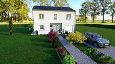 Terrain avec maison neuve à vendre 310 000 € Jury 57245