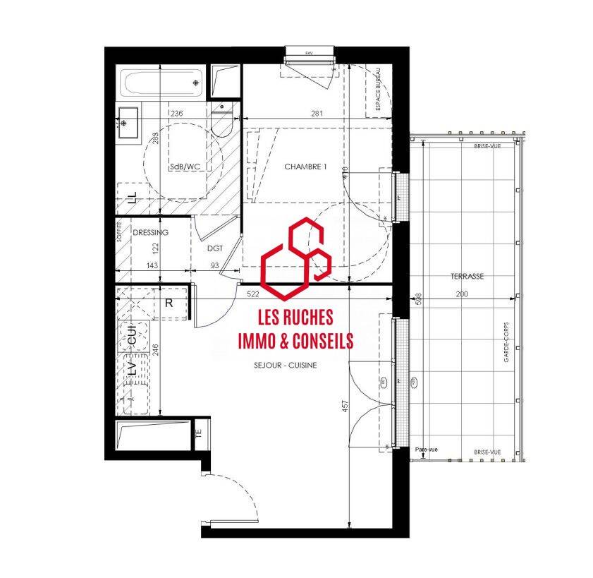 Maison à vendre, 41m², DAMMARIE LES LYS