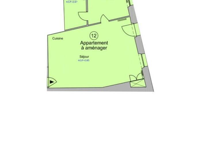 Appartement à vendre 277 000 € 3 pièces 2 chambres 61 m² Étage 1/2 Forêt de Fontainebleau Fontainebleau 77300