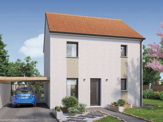Terrain avec maison neuve à vendre 204 597 € 4 pièces 3 chambres 90 m² 790 m² de terrain Labergement-lès-Seurre 21820