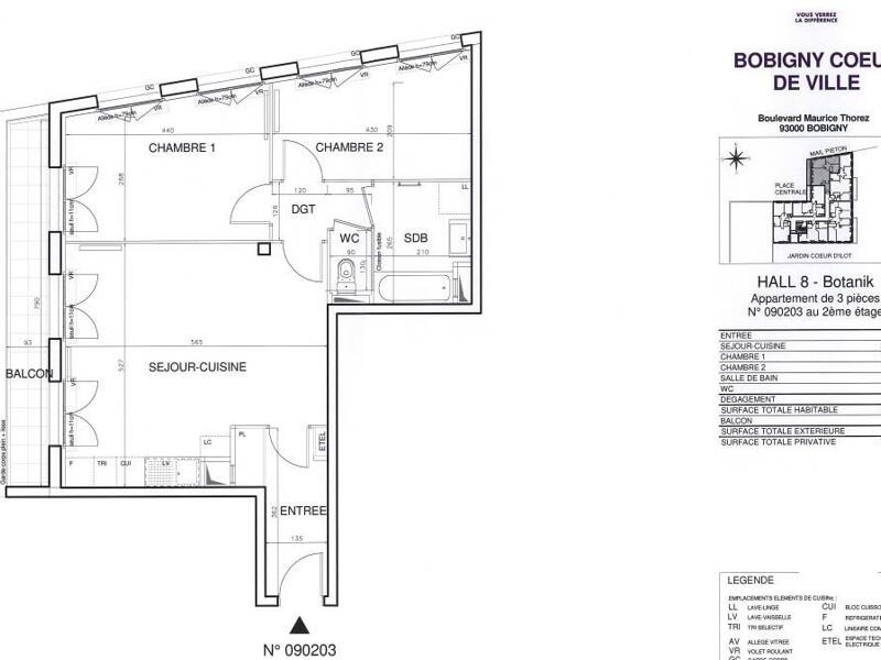 Maison à louer, 64m², BOBIGNY