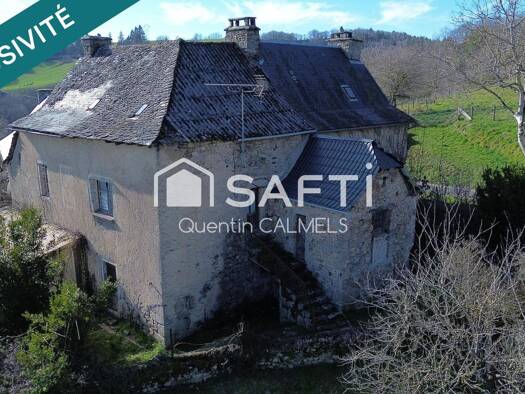 Maison à vendre 39 000 € 2 pièces 1 chambre 70 m² 2 235 m² de terrain Sénergues 12320