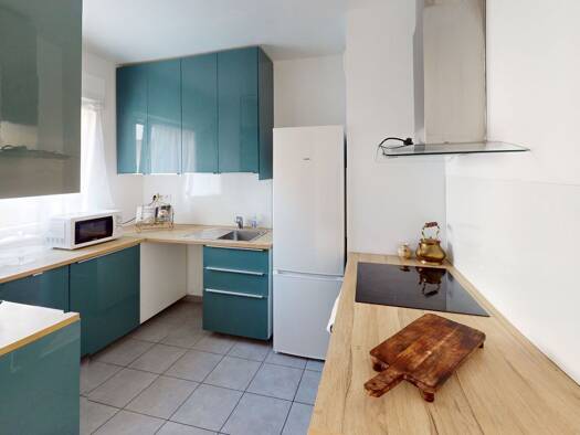 Appartement à vendre 309 000 € 3 pièces 2 chambres 64 m² Étage 2/8 Ivry Port Centre Ivry-sur-Seine 94200