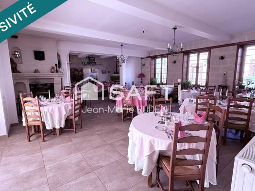 Hôtel à vendre Fonds de commerce 220 000 € 494 m² d'espace de restauration Cuts 60400