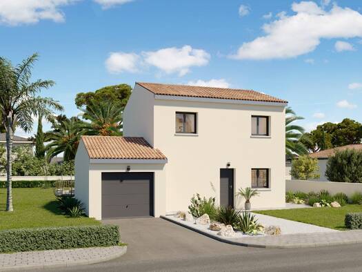 Terrain avec maison neuve à vendre 401 390 € 4 pièces 3 chambres 85 m² 513 m² de terrain Pourrières 83910