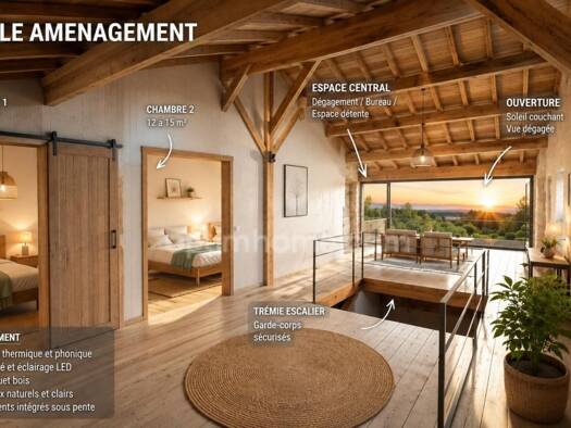 Maison à vendre 75 000 € 6 pièces 4 chambres 130 m² 765 m² de terrain Fontet 33190