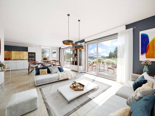 Appartement à vendre - neuf 392 600 € 4 pièces 3 chambres 80 m² Étage 4/4 La Cote d'Hyot-Saint Etienne Bonneville 74130