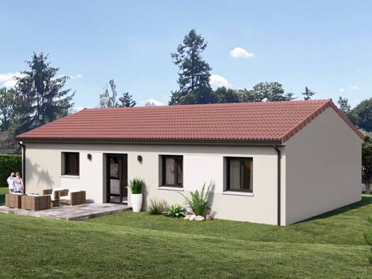 Terrain avec maison neuve à vendre 281 562 € 4 pièces 3 chambres 78 m² 503 m² de terrain La Roche-Blanche 63670