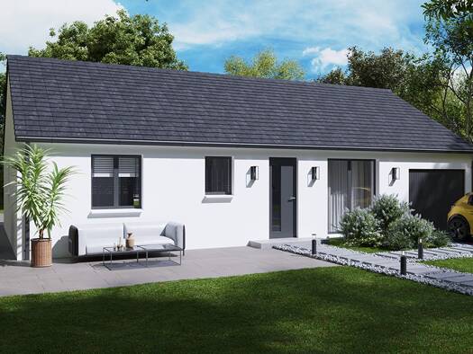Terrain avec maison neuve à vendre 182 573 € 4 pièces 3 chambres 79 m² 795 m² de terrain Nord Ouest-Centre Sézanne 51120