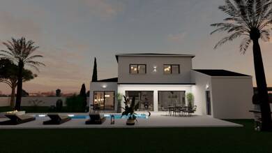 Terrain avec maison neuve à vendre 394 000 € Péret 34800