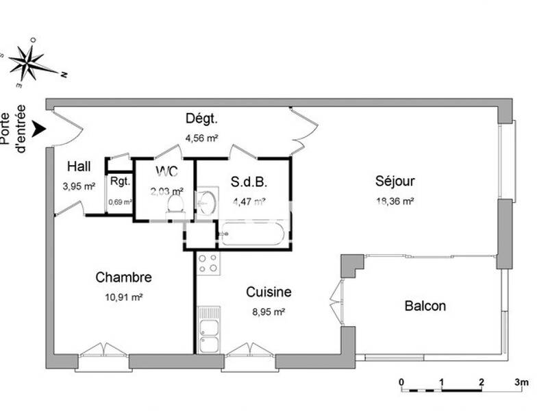 Maison à louer, 54m², GRENOBLE