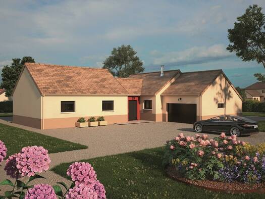 Terrain avec maison neuve à vendre 393 735 € 5 pièces 3 chambres 120 m² 3 040 m² de terrain Saint-Germain-de-Pasquier 27370