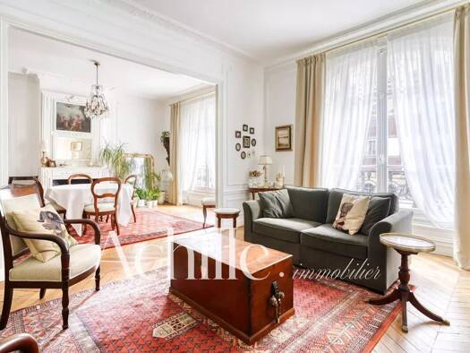 Appartement à vendre 1 385 000 € 4 pièces 2 chambres 110,85 m² Étage 1/6 Auteuil Nord Paris 16ème arrondissement 75016