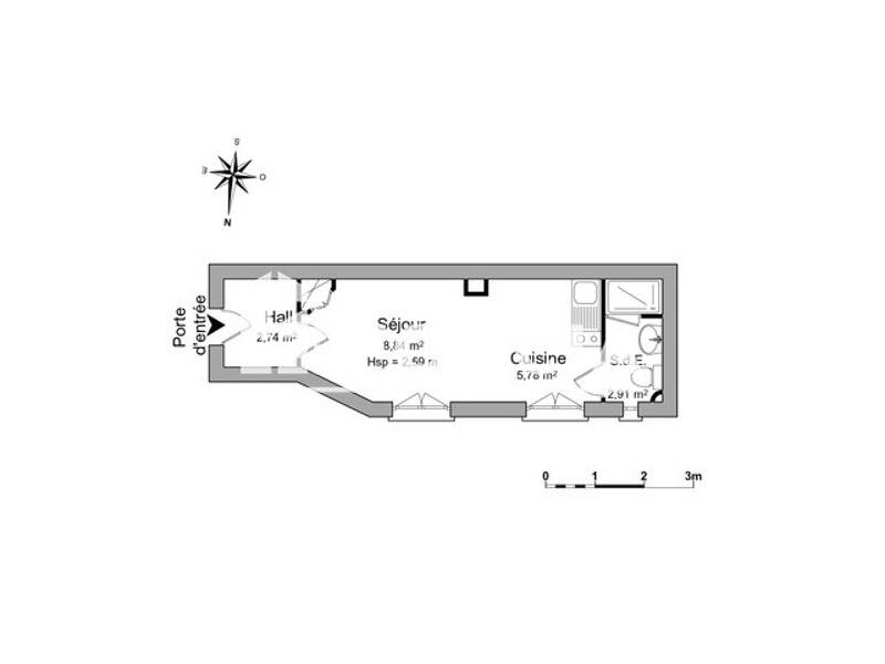 Maison à louer, 18m², LILLE