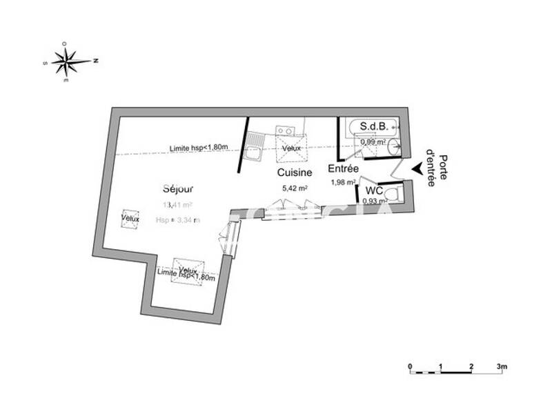 Maison à louer, 23m², ROUEN