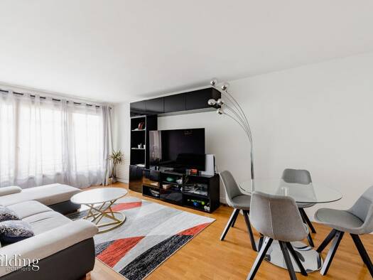 Appartement à vendre 510 000 € 2 pièces 1 chambre 52 m² Étage 1/10 Ile de la Jatte-Square Baudin Levallois-Perret 92300