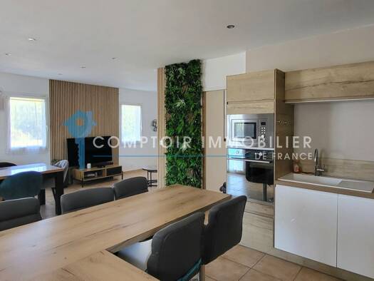 Maison de plain-pied à vendre 236 000 € 3 pièces 2 chambres 80 m² 800 m² de terrain Brignon 30190