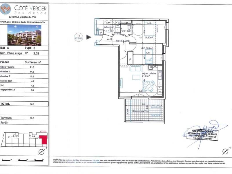 Maison à louer, 57m², LA VALETTE DU VAR