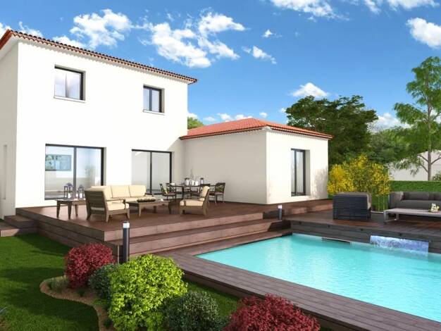 Terrain avec maison neuve à vendre 254 900 € 4 pièces 3 chambres 90 m² 400 m² de terrain Zone Nord Saint-Gilles 30800