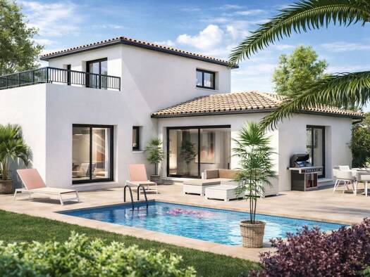 Terrain avec maison neuve à vendre 449 000 € 4 pièces 3 chambres 106 m² 359 m² de terrain Balaruc-les-Bains 34540