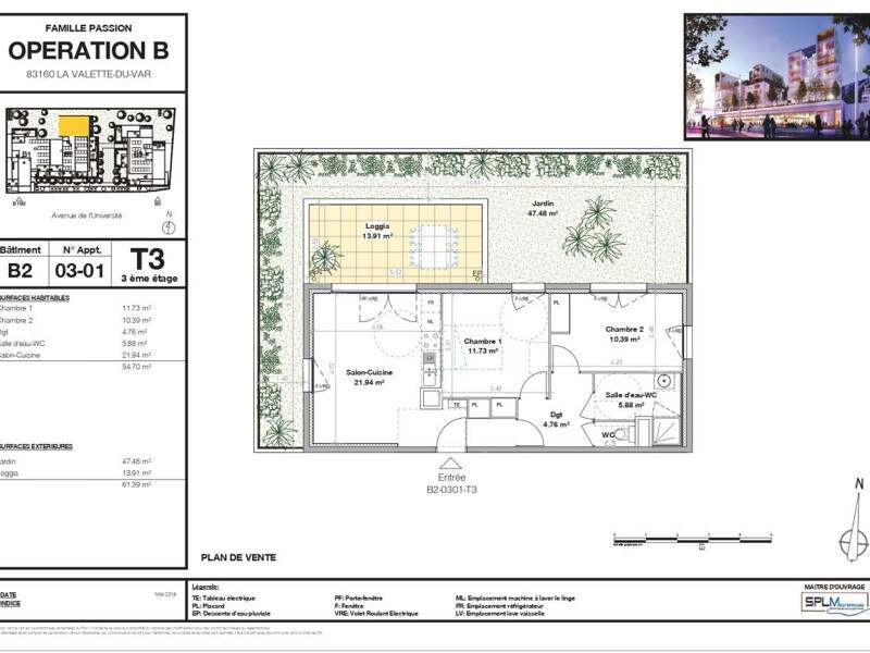 Maison à louer, 55m², LA VALETTE DU VAR