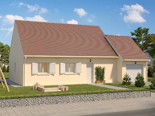 Terrain avec maison neuve à vendre 251 900 € 4 pièces 3 chambres 81 m² 433 m² de terrain Chevannes 91750