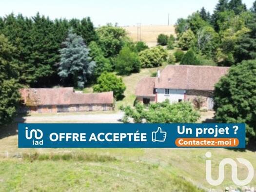 Maison à vendre 100 000 € 4 pièces 3 chambres 105 m² 3 360 m² de terrain Coussac-Bonneval 87800