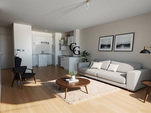 Appartement à vendre 147 000 € 2 pièces 1 chambre 45,5 m² Étage 2/3 Sud Les Sorinières 44840