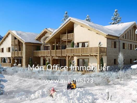 Appartement à vendre - Neuf 399 400 € 2 pièces 1 chambre 52 m² RDC Saint-Chaffrey 05330