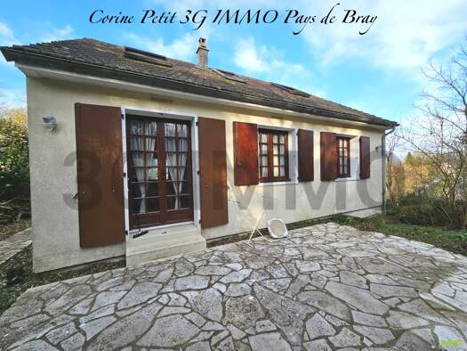Maison à vendre 199 000 € 4 pièces 3 chambres 90 m² 1 445 m² de terrain Saint-Aubin-en-Bray 60650