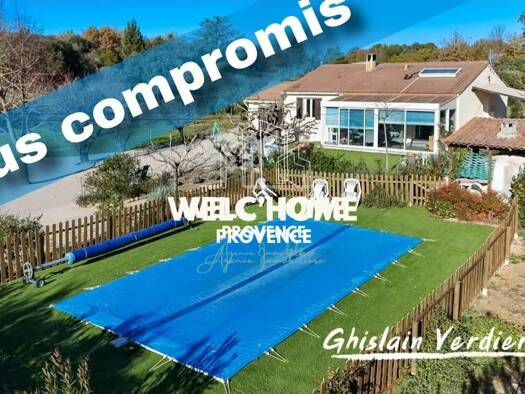 Maison de plain-pied à vendre 339 000 € 5 pièces 3 chambres 104 m² 2 900 m² de terrain La Verdière 83560