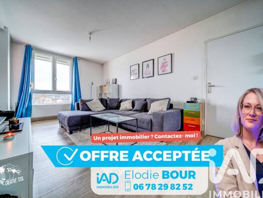 Appartement à vendre 165 000 € 3 pièces 2 chambres 72,8 m² Étage 4/4 Sud Est Yutz 57970