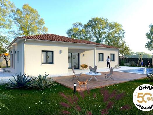 Terrain avec maison neuve à vendre 205 000 € 5 pièces 4 chambres 100 m² 507 m² de terrain Foissiat 01340