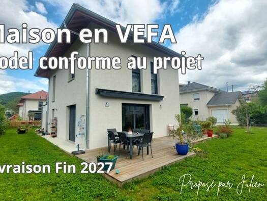 Maison à vendre - neuf 440 000 € 5 pièces 4 chambres 108 m² 563 m² de terrain Entrelacs 73410