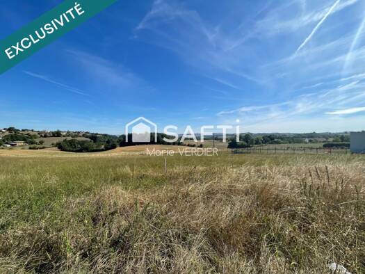 Terrain constructible viabilisé à vendre 56 500 € 11 407 m² de terrain Valzergues 12220