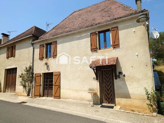 Maison à vendre 120 000 € 5 pièces 3 chambres 118 m² 838 m² de terrain Uzech 46310