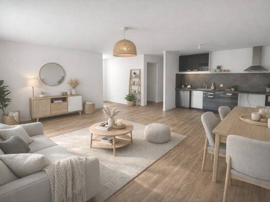 Appartement à louer 720 € 3 pièces 2 chambres 66,8 m² Étage 1/1 Gloriette-Meannes-Rural Romans-sur-Isère 26100