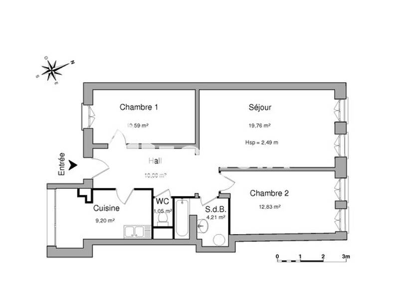 Maison à louer, 68m², STRASBOURG